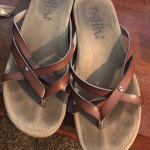 Strappy Brown Sandals by Mad Love Sz 8